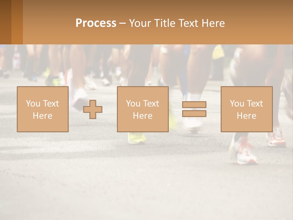 Moving Competing Motion PowerPoint Template