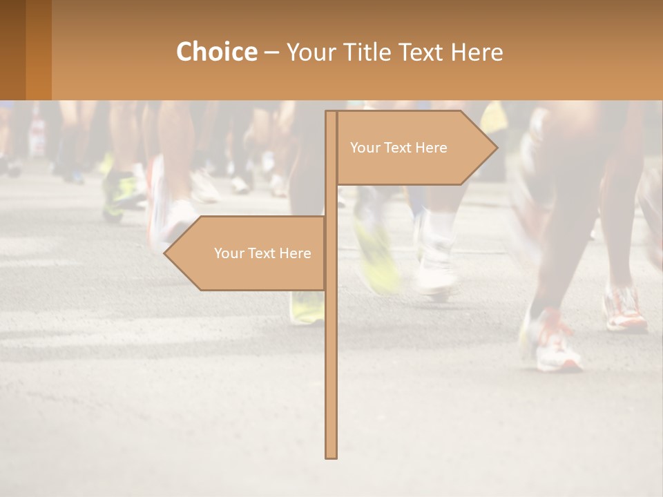 Moving Competing Motion PowerPoint Template
