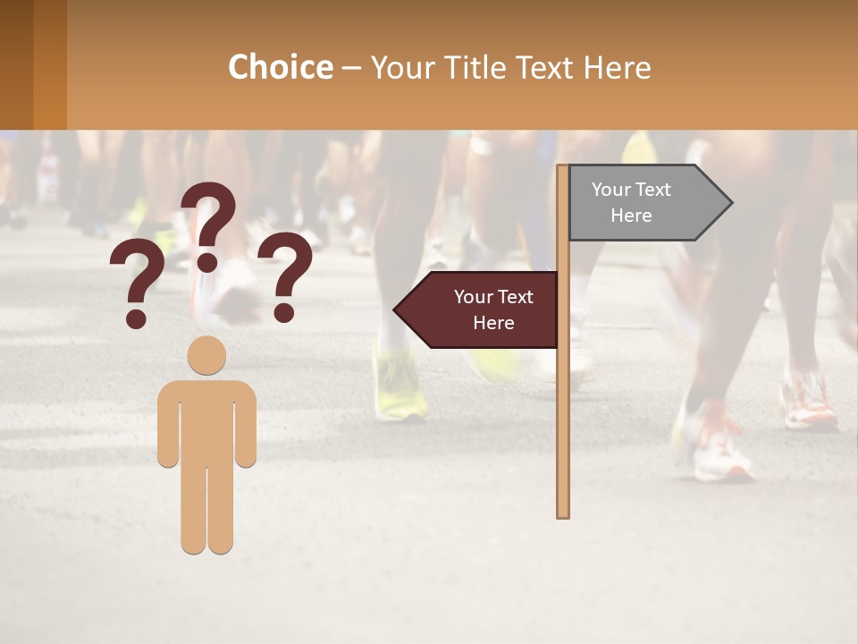 Moving Competing Motion PowerPoint Template