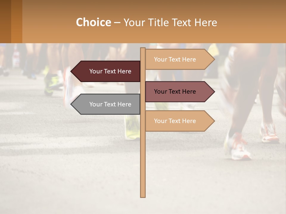 Moving Competing Motion PowerPoint Template