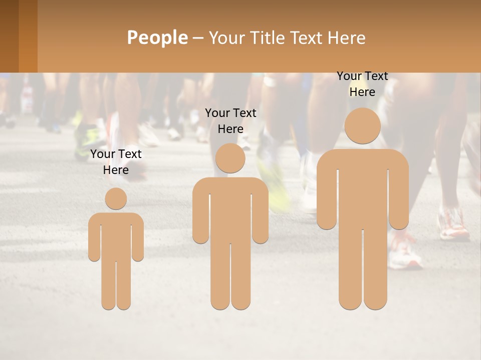 Moving Competing Motion PowerPoint Template