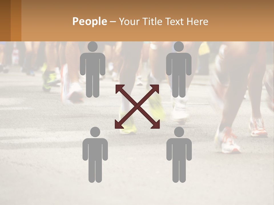 Moving Competing Motion PowerPoint Template