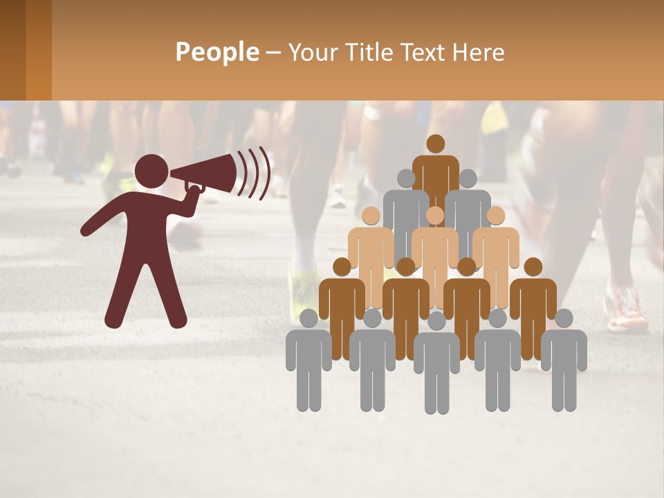Moving Competing Motion PowerPoint Template