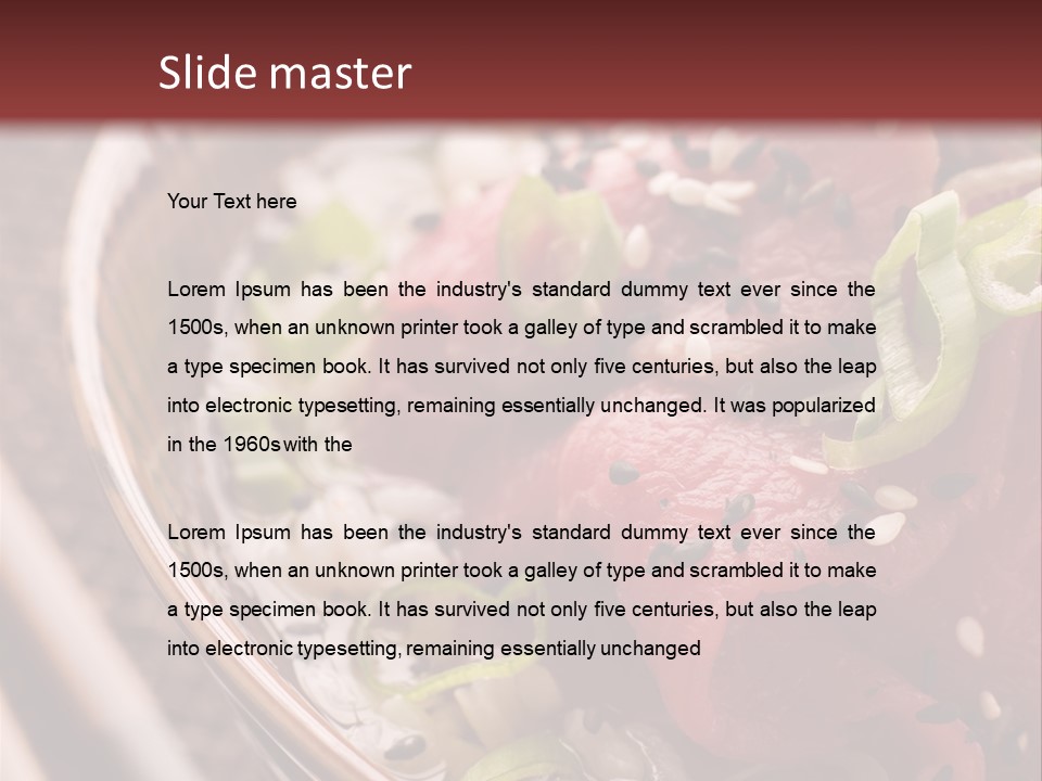Main Cookery Wasabi PowerPoint Template