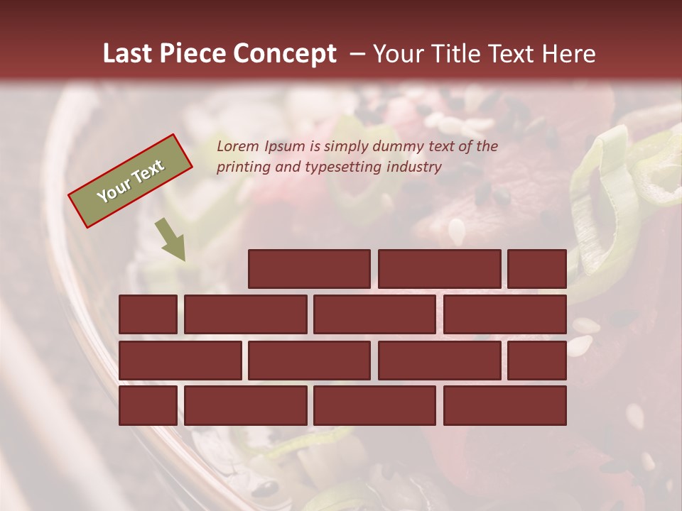 Main Cookery Wasabi PowerPoint Template