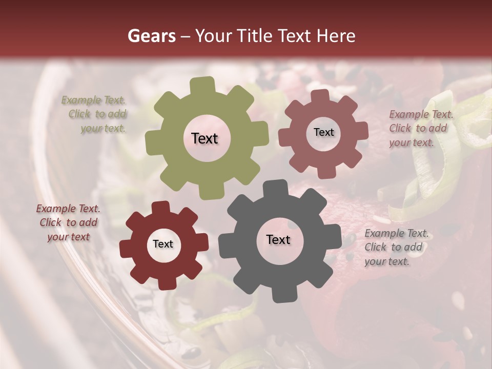 Main Cookery Wasabi PowerPoint Template