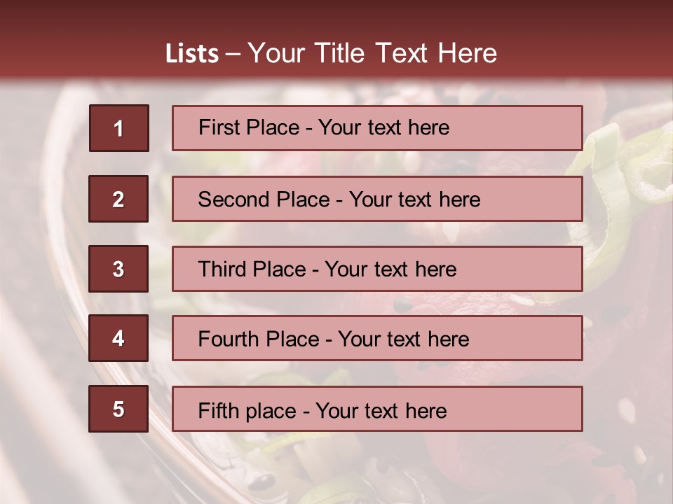 Main Cookery Wasabi PowerPoint Template