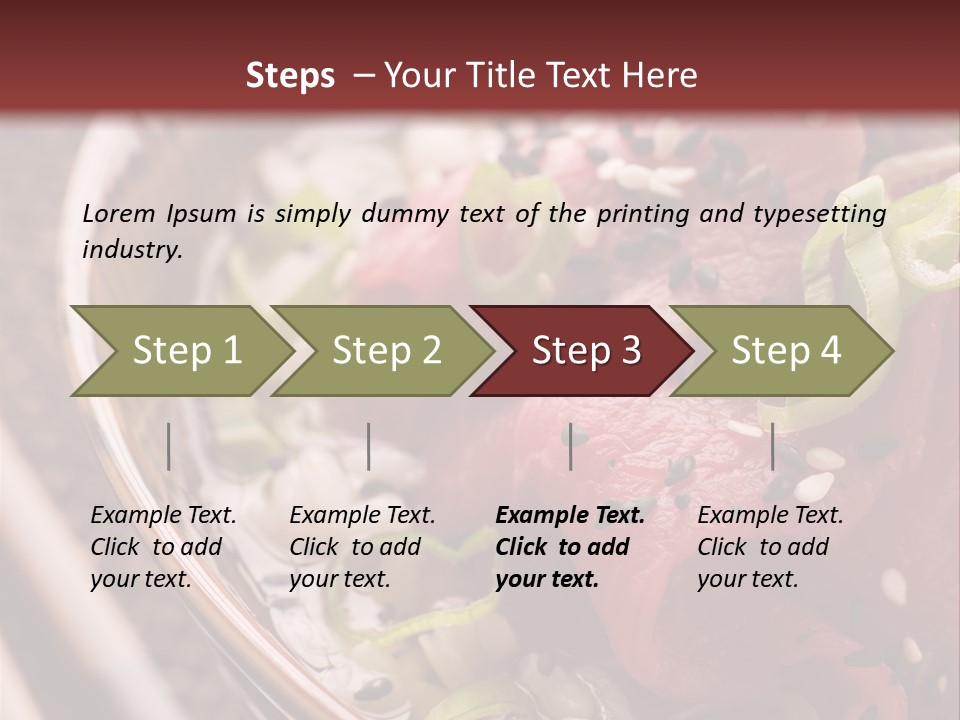 Main Cookery Wasabi PowerPoint Template