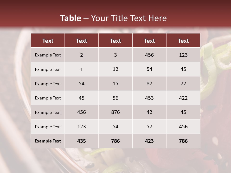 Main Cookery Wasabi PowerPoint Template