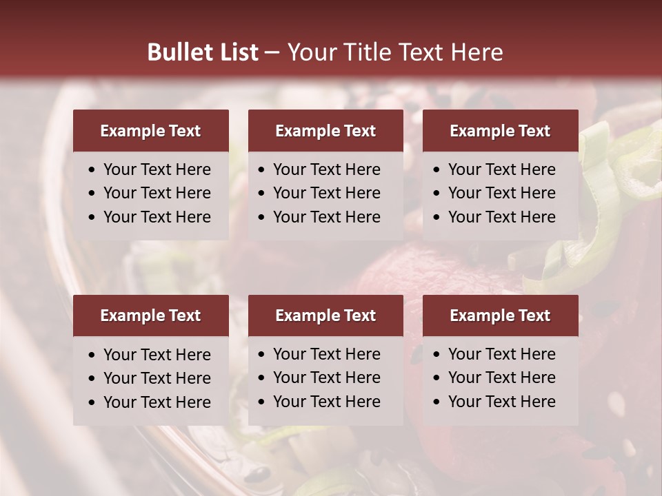 Main Cookery Wasabi PowerPoint Template