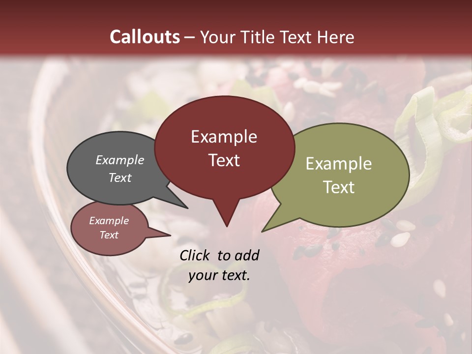 Main Cookery Wasabi PowerPoint Template