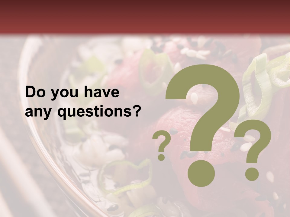 Main Cookery Wasabi PowerPoint Template