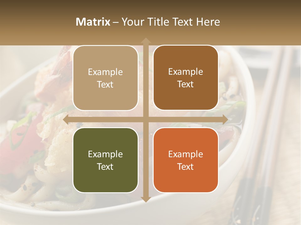 Shrimp Noone Noodle PowerPoint Template