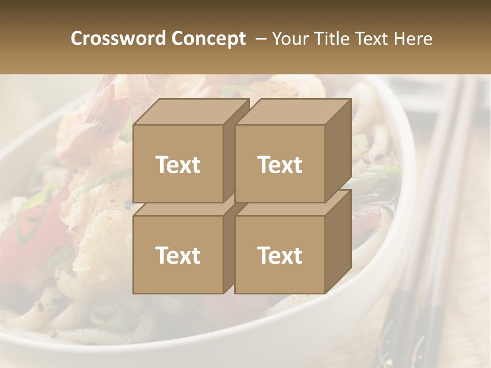 Shrimp Noone Noodle PowerPoint Template