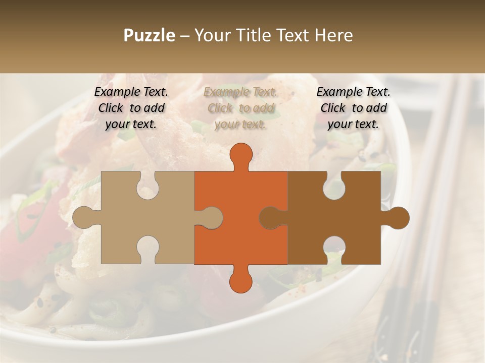 Shrimp Noone Noodle PowerPoint Template