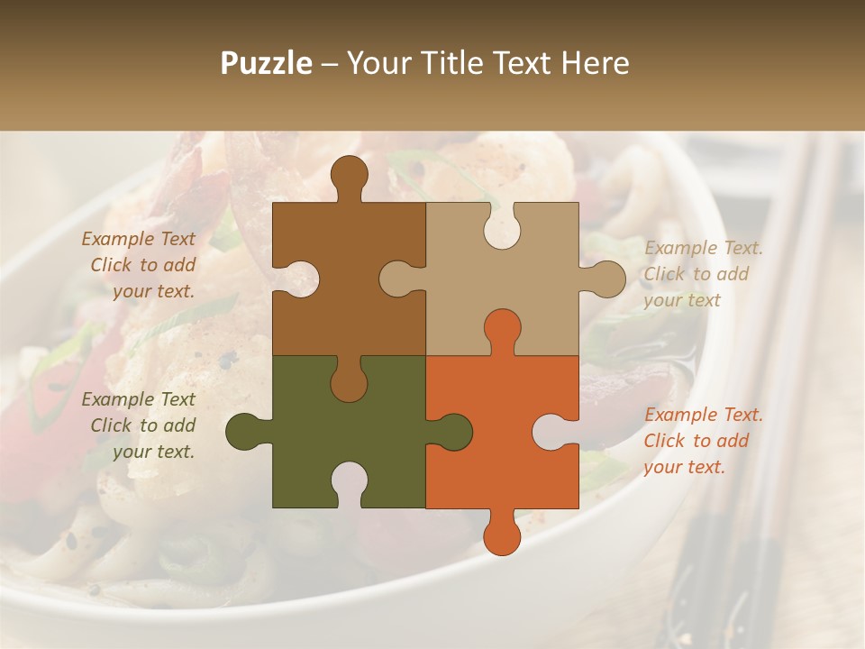 Shrimp Noone Noodle PowerPoint Template