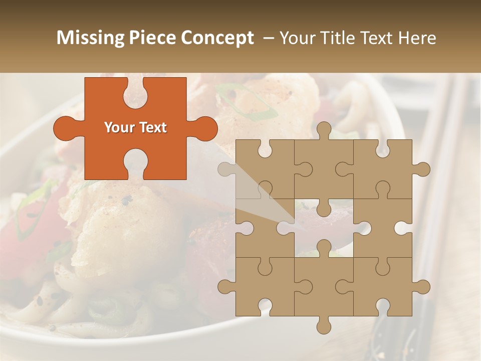 Shrimp Noone Noodle PowerPoint Template