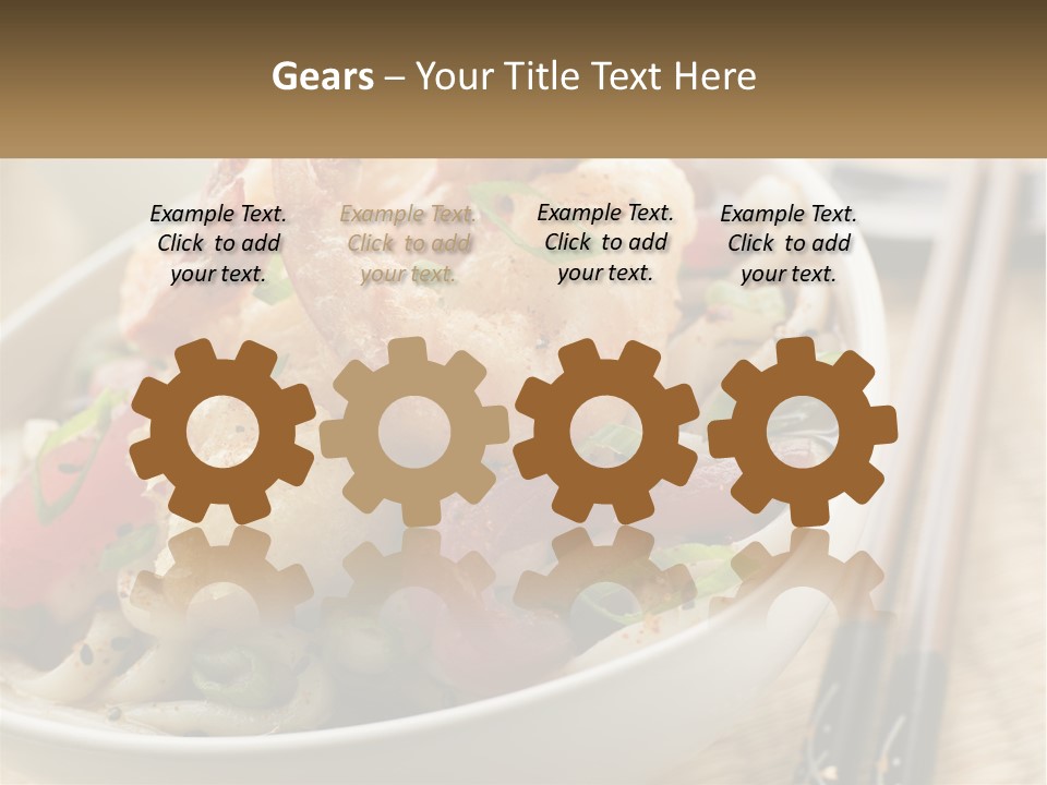 Shrimp Noone Noodle PowerPoint Template