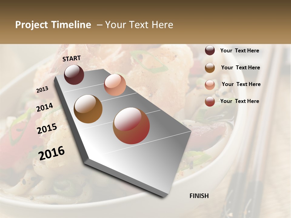 Shrimp Noone Noodle PowerPoint Template