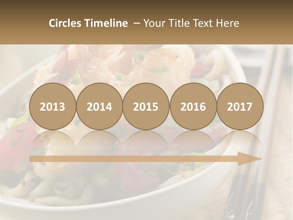 Shrimp Noone Noodle PowerPoint Template