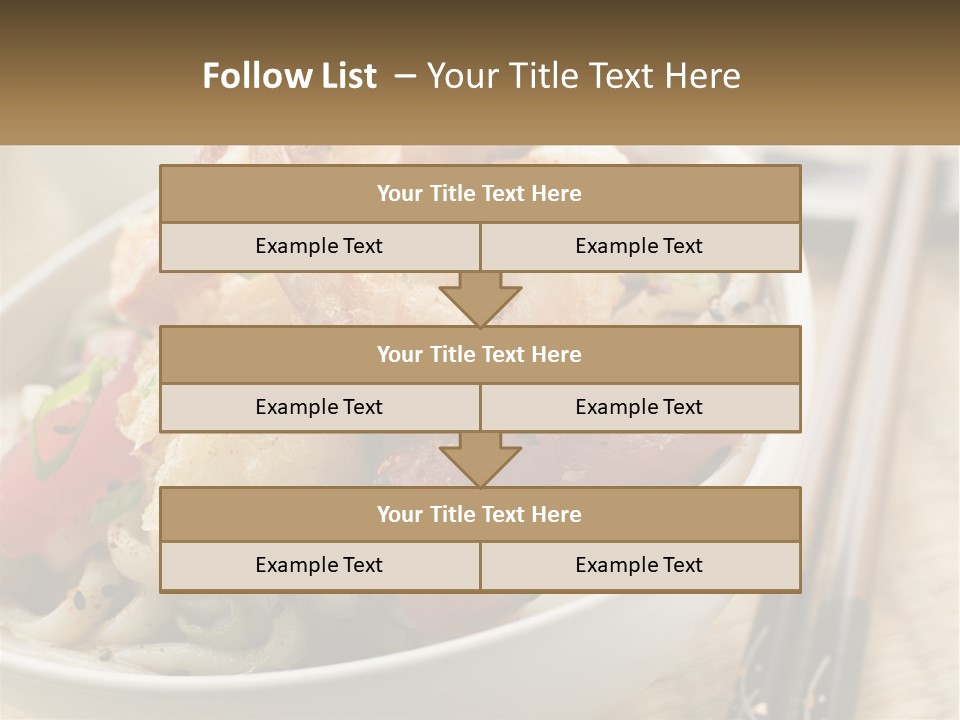 Shrimp Noone Noodle PowerPoint Template