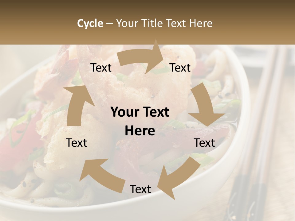 Shrimp Noone Noodle PowerPoint Template