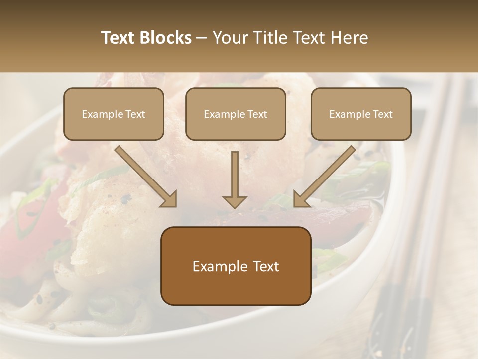 Shrimp Noone Noodle PowerPoint Template