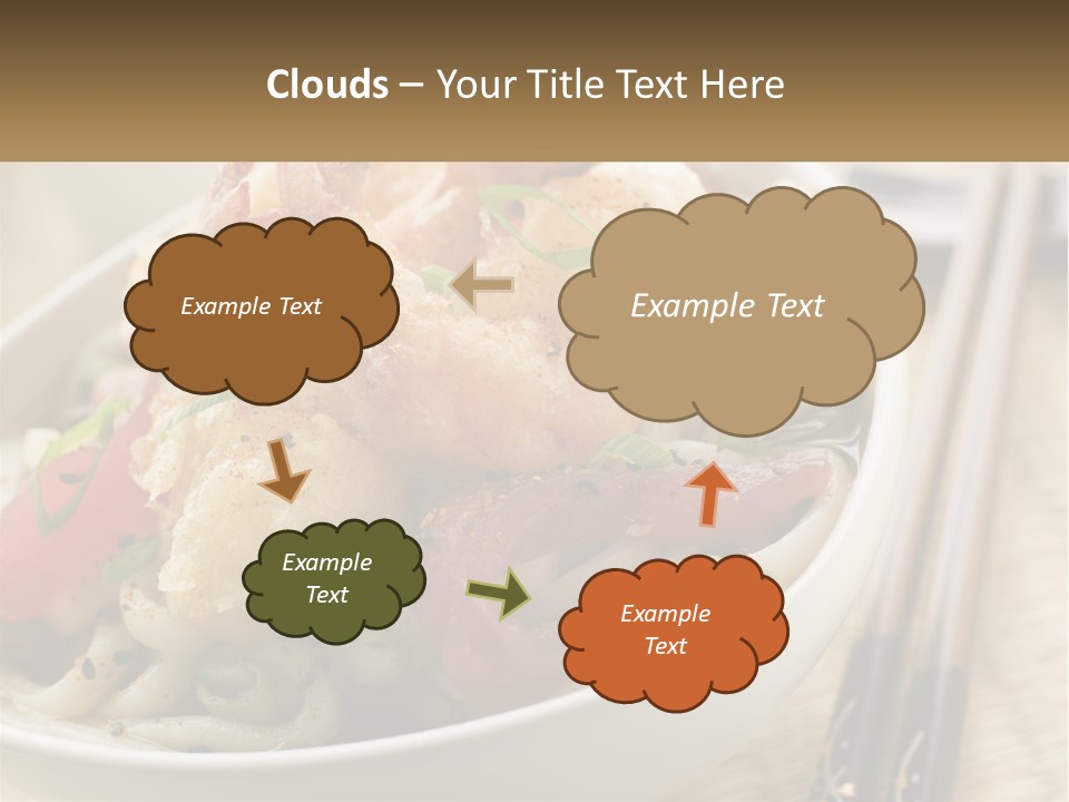 Shrimp Noone Noodle PowerPoint Template