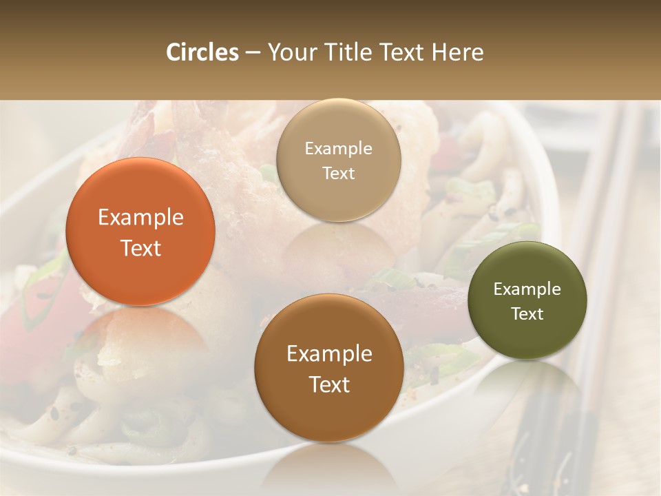 Shrimp Noone Noodle PowerPoint Template