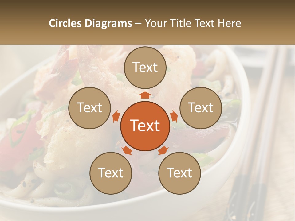 Shrimp Noone Noodle PowerPoint Template