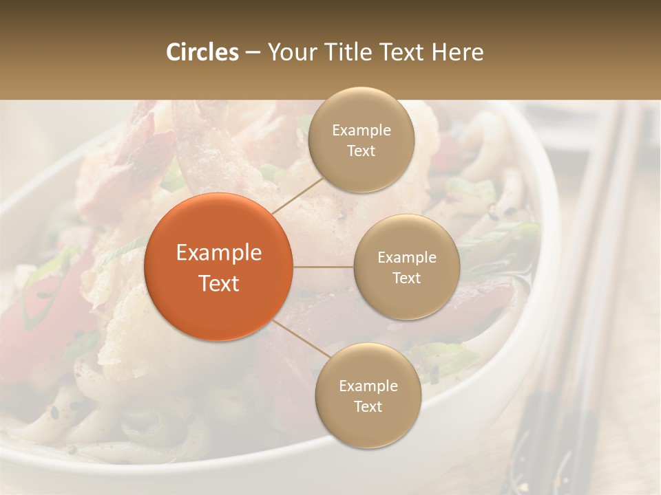 Shrimp Noone Noodle PowerPoint Template