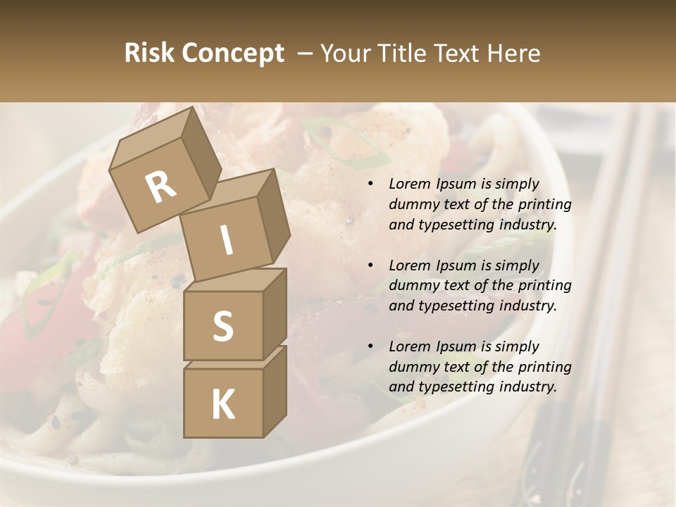 Shrimp Noone Noodle PowerPoint Template