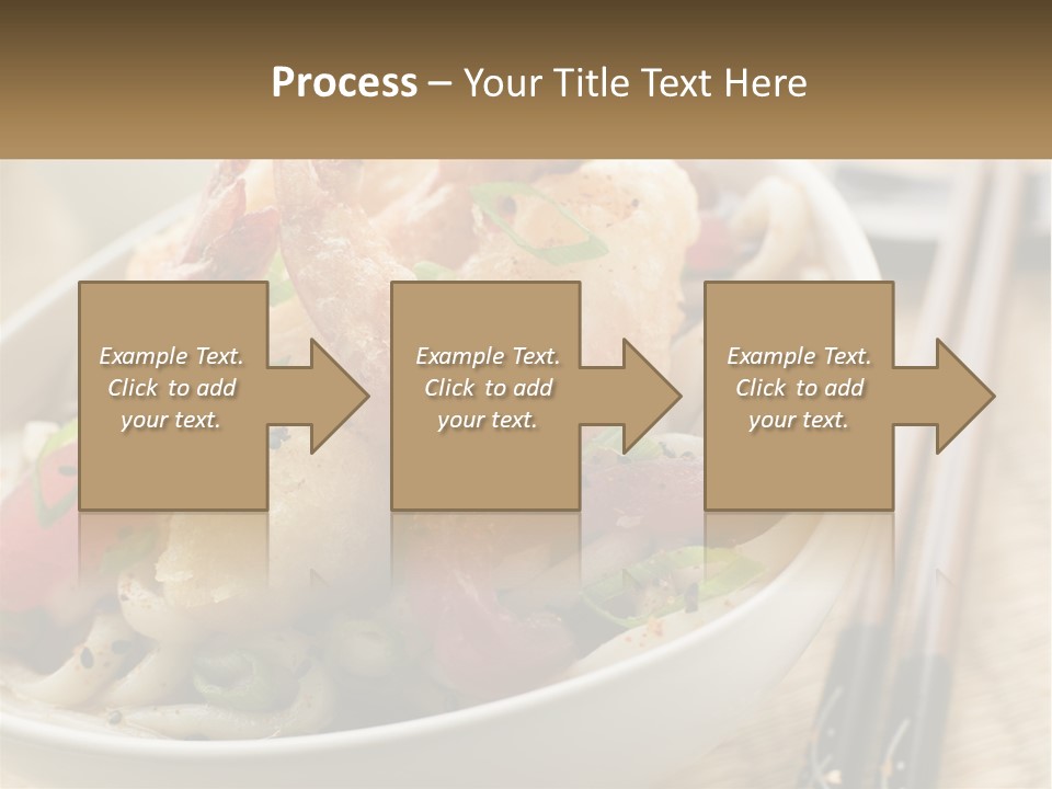 Shrimp Noone Noodle PowerPoint Template