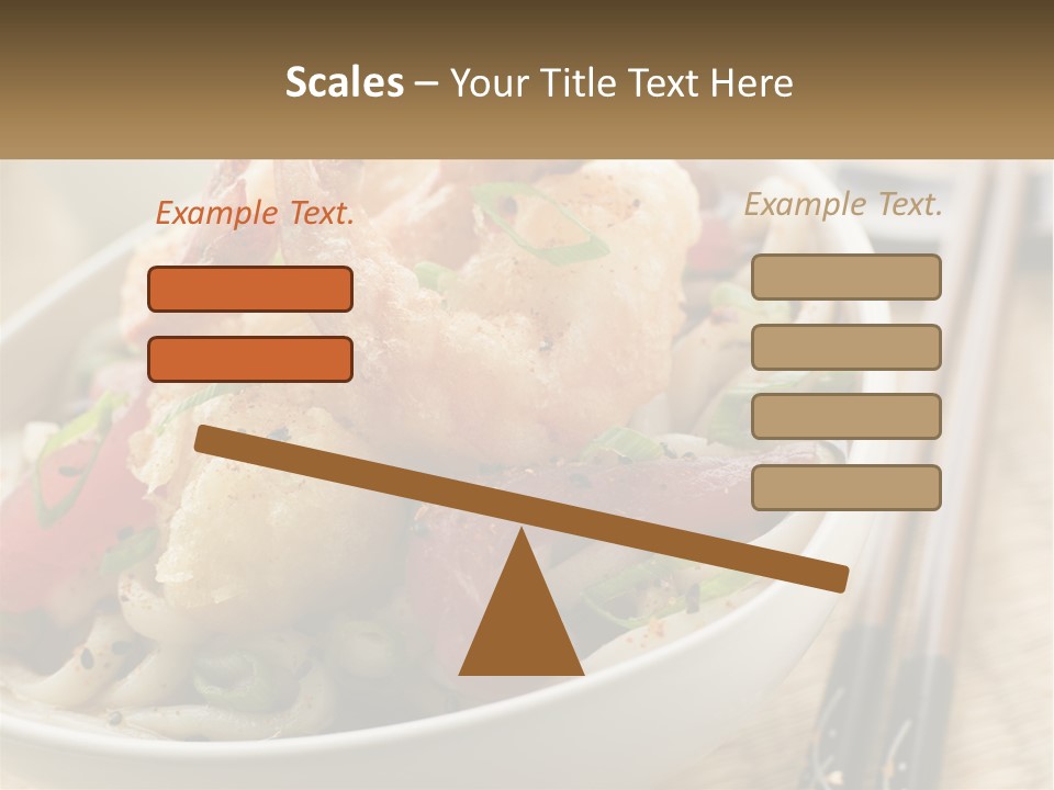 Shrimp Noone Noodle PowerPoint Template