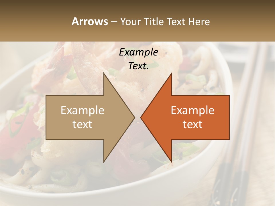 Shrimp Noone Noodle PowerPoint Template