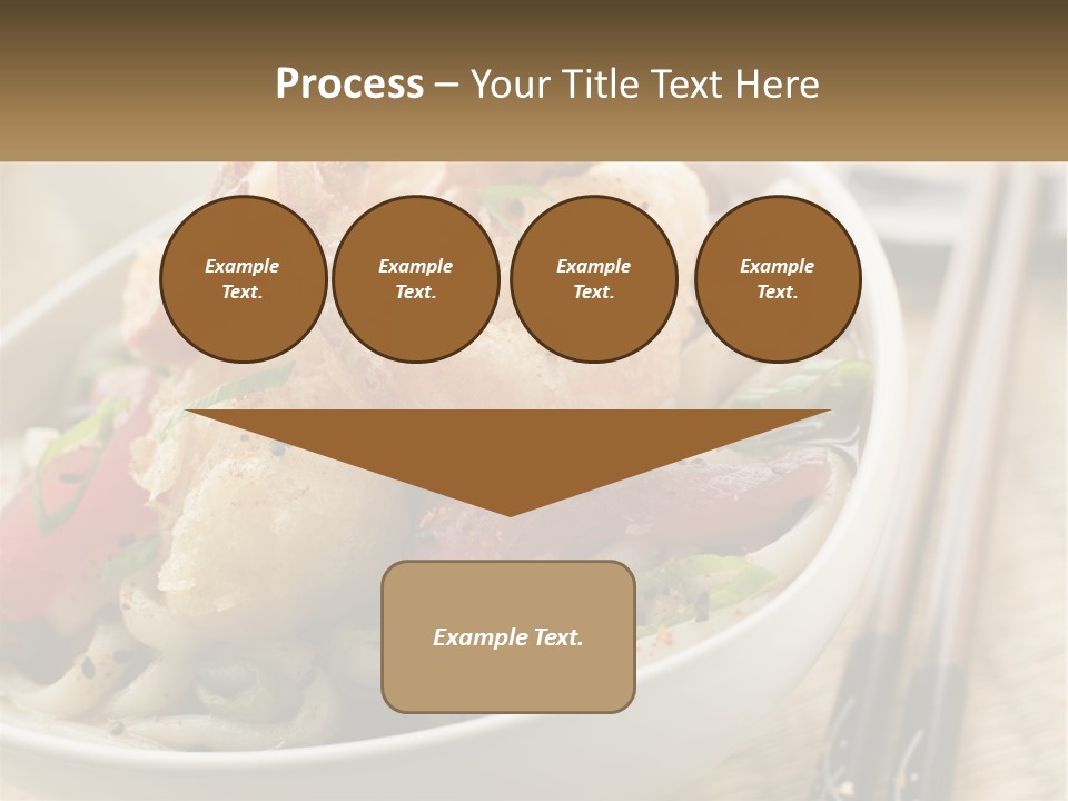 Shrimp Noone Noodle PowerPoint Template