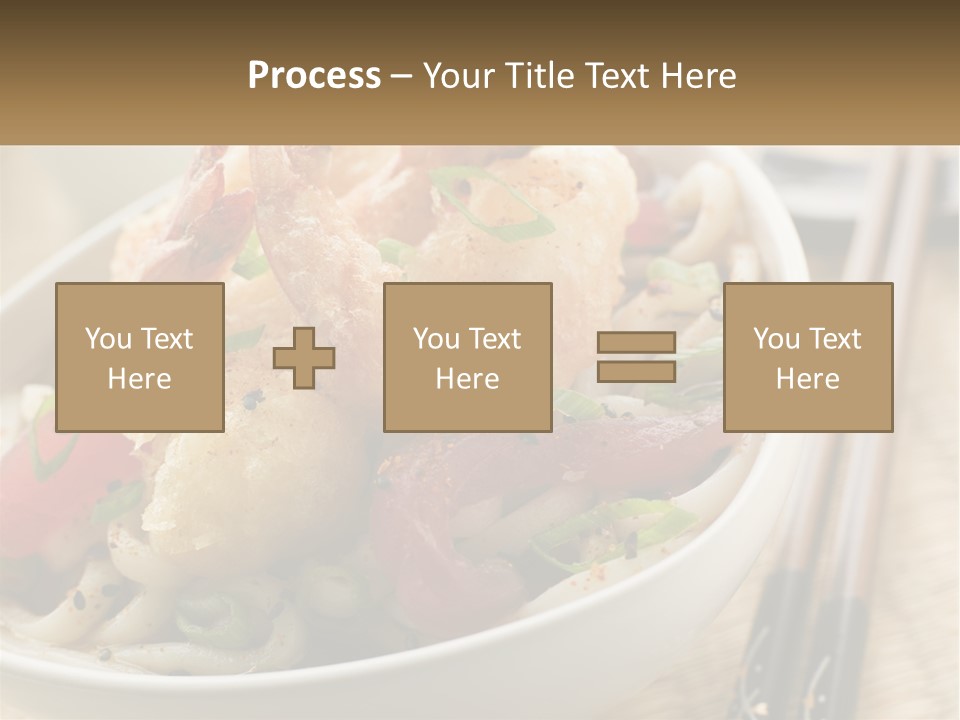 Shrimp Noone Noodle PowerPoint Template