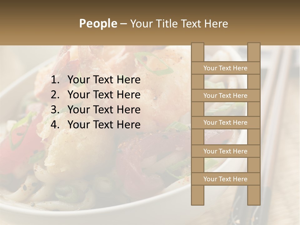 Shrimp Noone Noodle PowerPoint Template