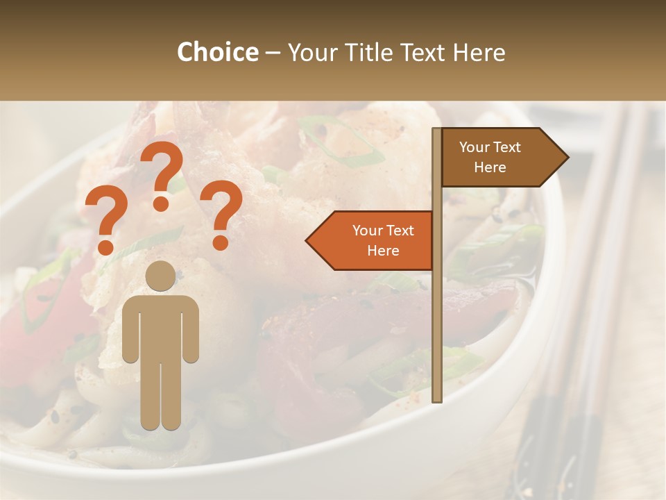 Shrimp Noone Noodle PowerPoint Template