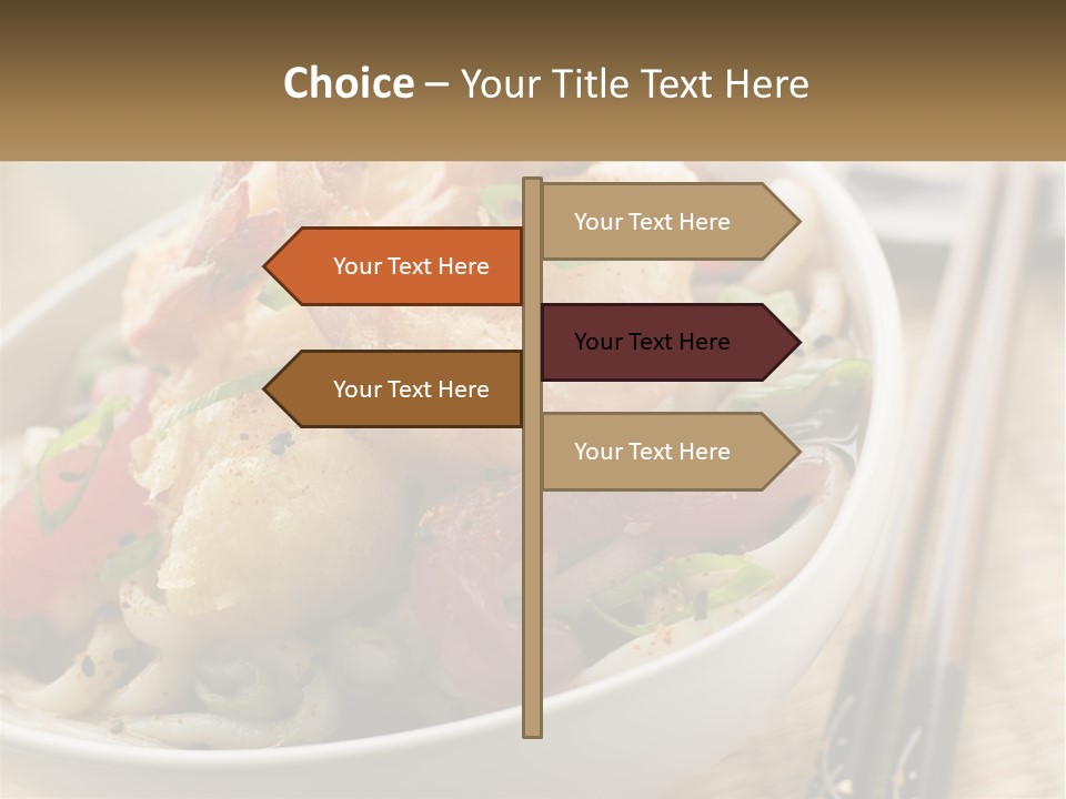 Shrimp Noone Noodle PowerPoint Template