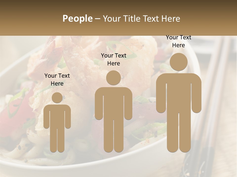 Shrimp Noone Noodle PowerPoint Template