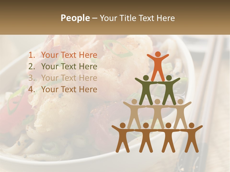 Shrimp Noone Noodle PowerPoint Template