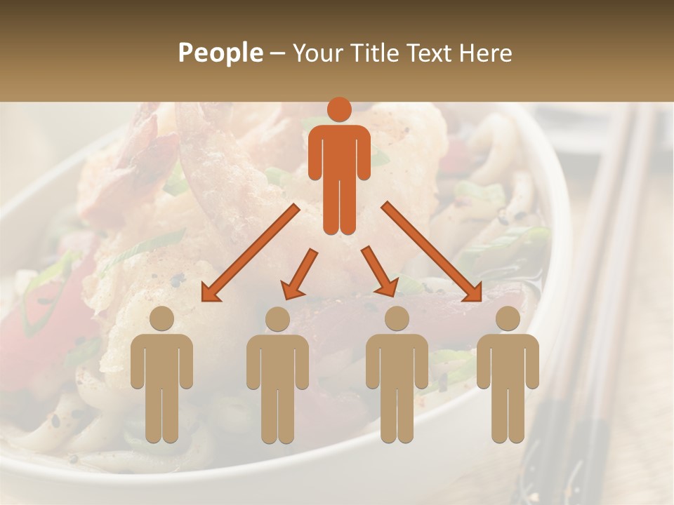 Shrimp Noone Noodle PowerPoint Template
