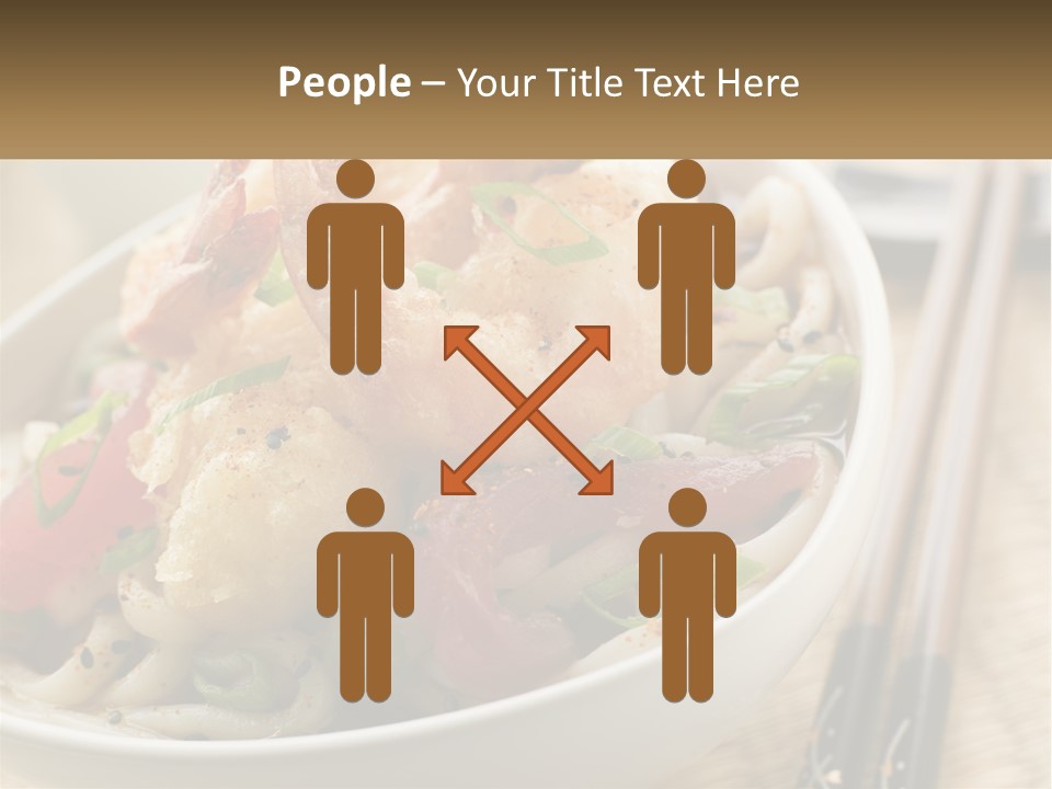 Shrimp Noone Noodle PowerPoint Template