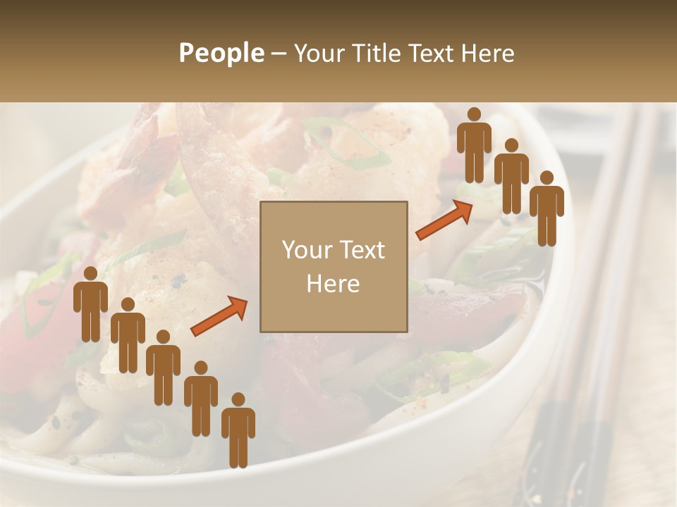 Shrimp Noone Noodle PowerPoint Template