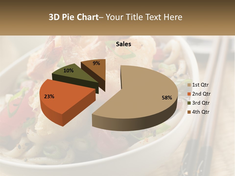 Shrimp Noone Noodle PowerPoint Template