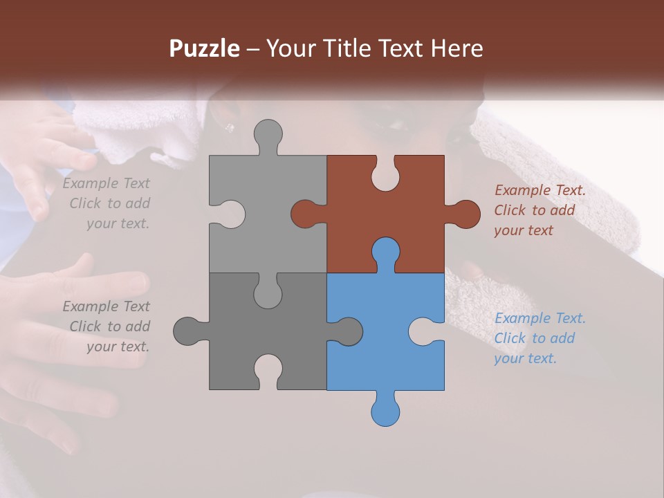 Woman Girl Africanamerican PowerPoint Template