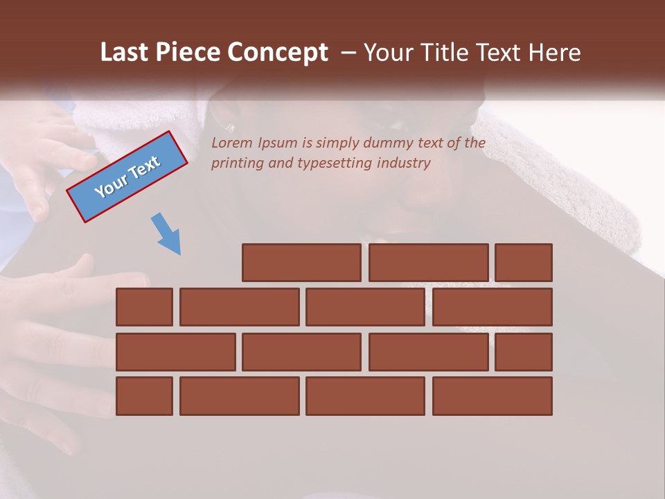 Woman Girl Africanamerican PowerPoint Template