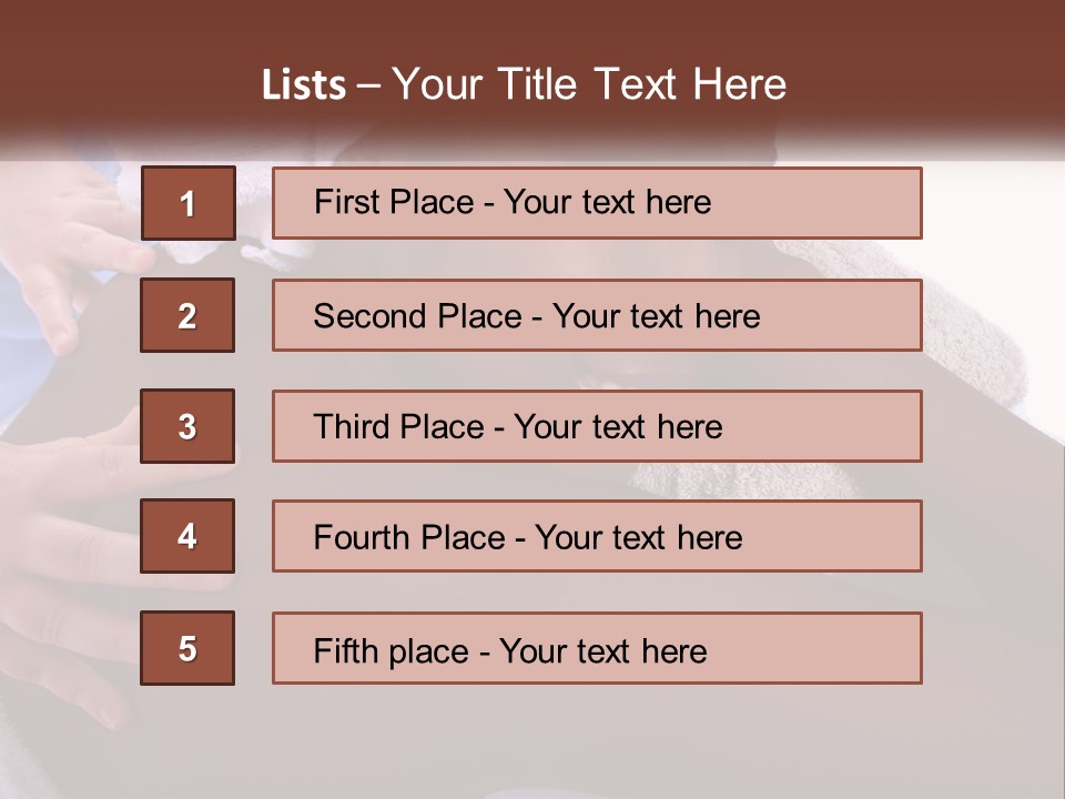 Woman Girl Africanamerican PowerPoint Template