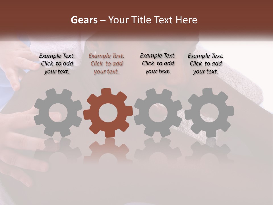 Woman Girl Africanamerican PowerPoint Template